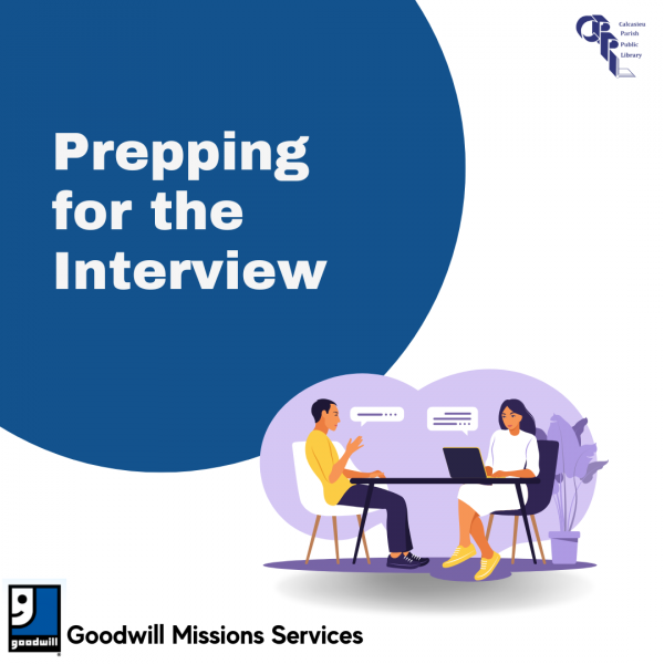 Image for event: Job Interview Prep Workshop: Goodwill Mission Services