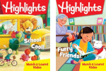 Highlights cover images for Hoopla Kids