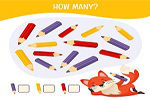 how many? image for math skills